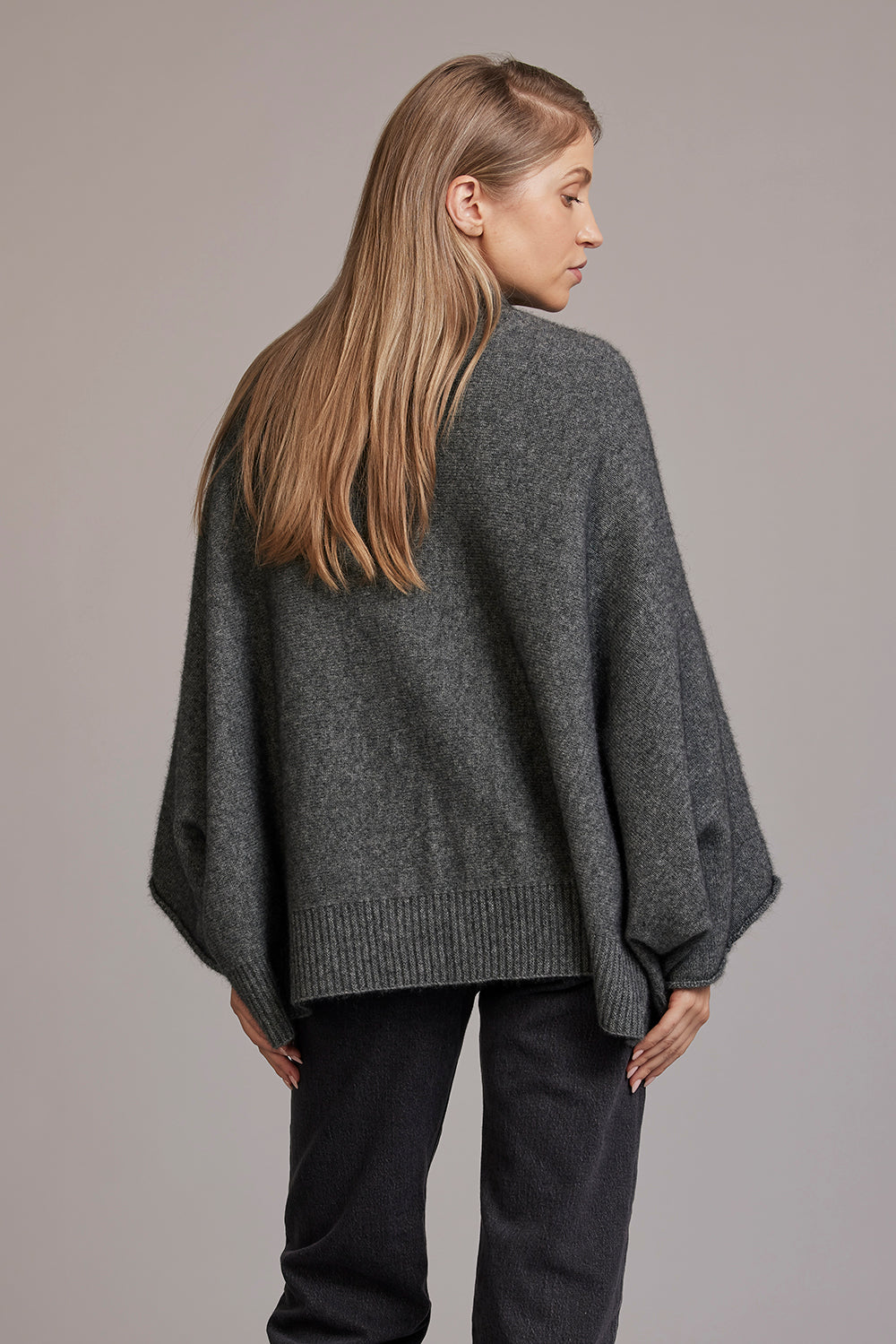 Pewter Possum Merino Shrug Cardigan