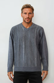 9053 Grey - Tradewinds By Ansett Ansett Plain Knitwear