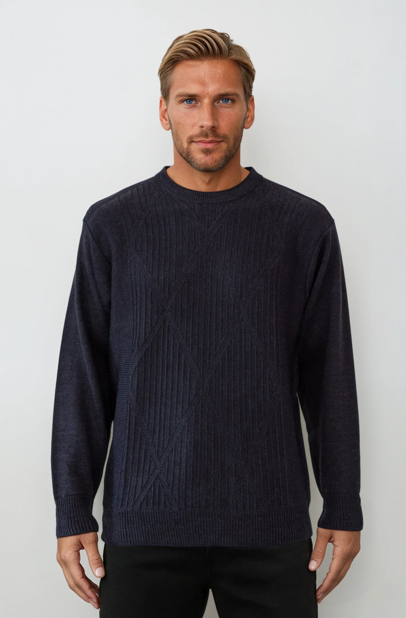 9422 Charcoal - Tradewinds By Ansett Ansett Plain Knitwear