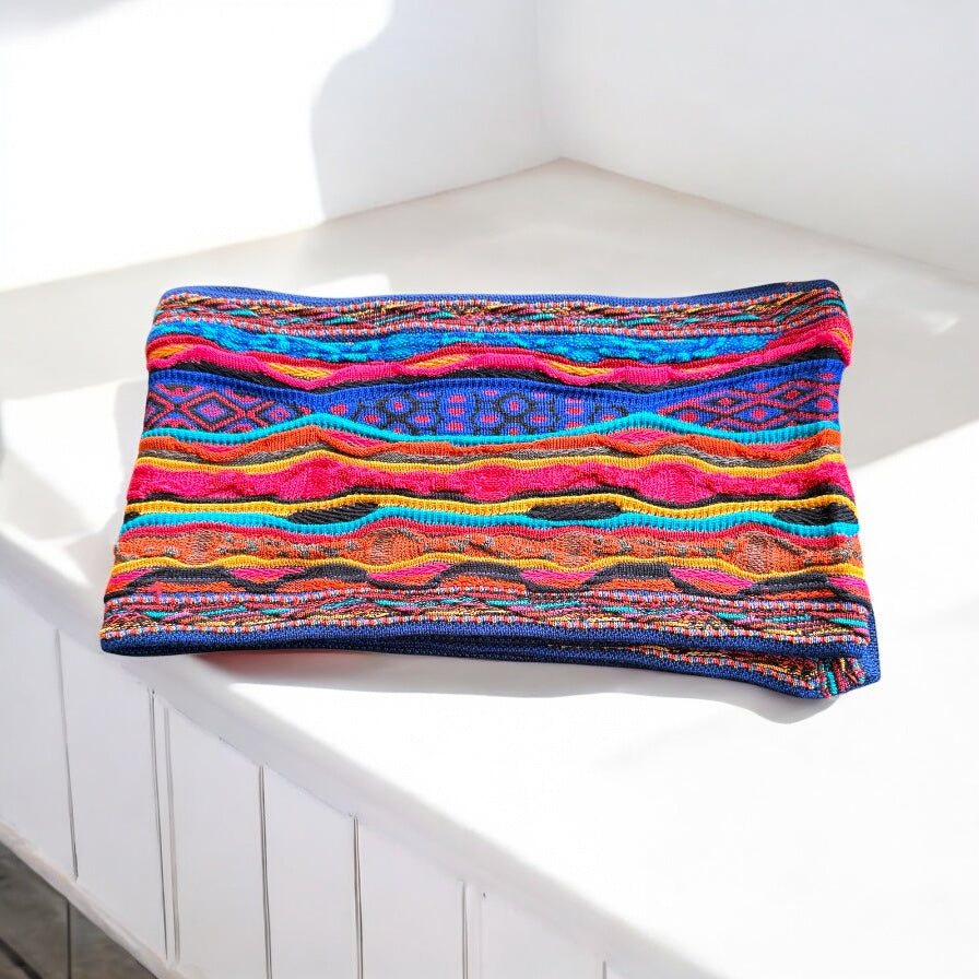 Force - Bright Scarf Merino Wool 3D Geccu Knitwear
