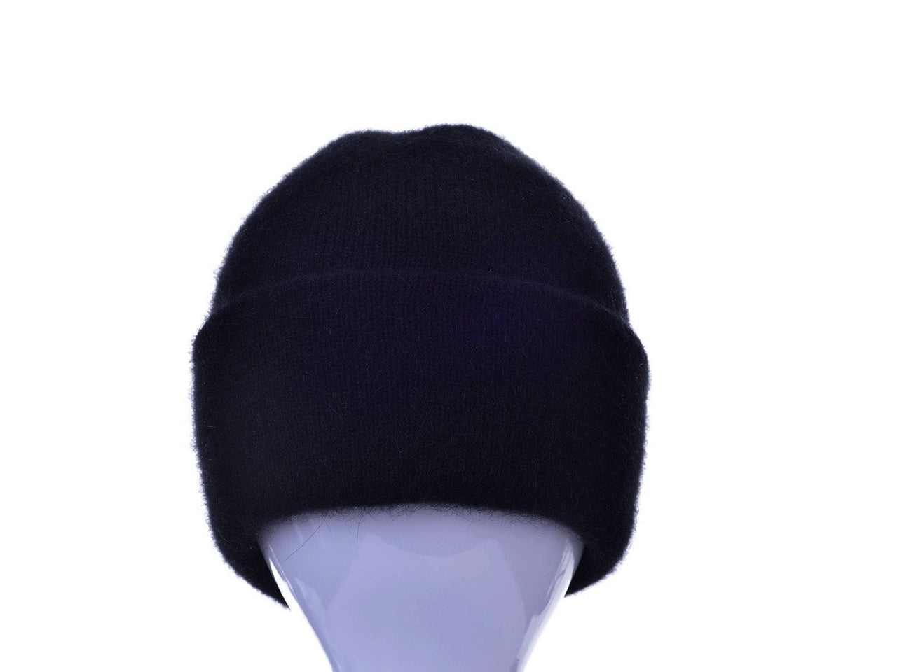 Black Possum Fur Merino Tubular Beanie