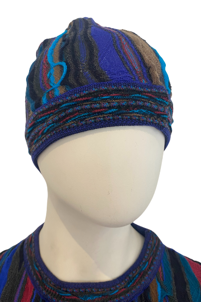 Ocean Earth 3D Geccu Beanie 100% Merino Wool